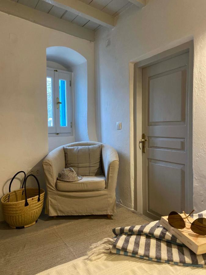 Vila Little Blue In Chorio, Symi Exteriér fotografie